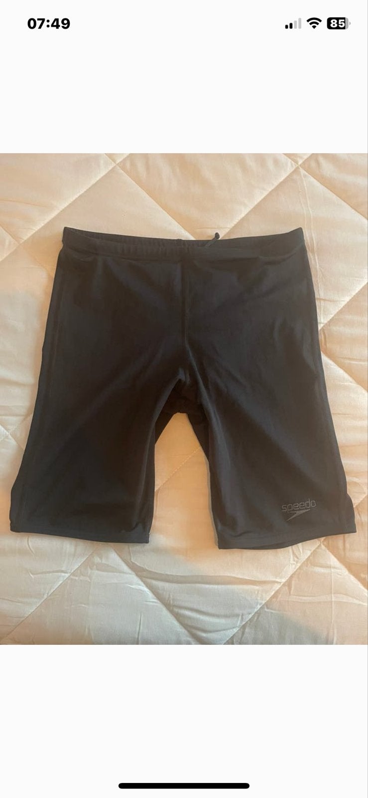 Speedo Zwemshort Zwart - Maat 34 (GB 85cm), Ophalen of Verzenden, Zo goed als nieuw, Zwart, Zwembroek of Short