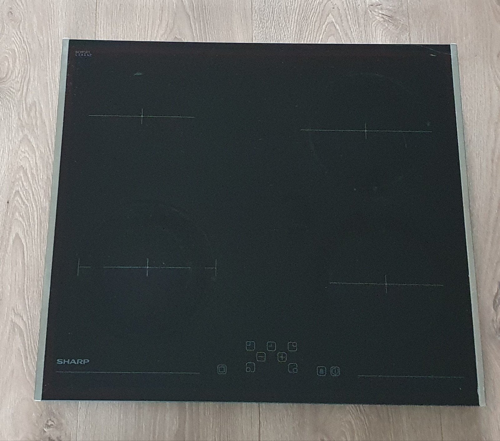 Sharp keramische kookplaat 60cm., Ophalen, Gebruikt, Keramisch, 4 kookzones