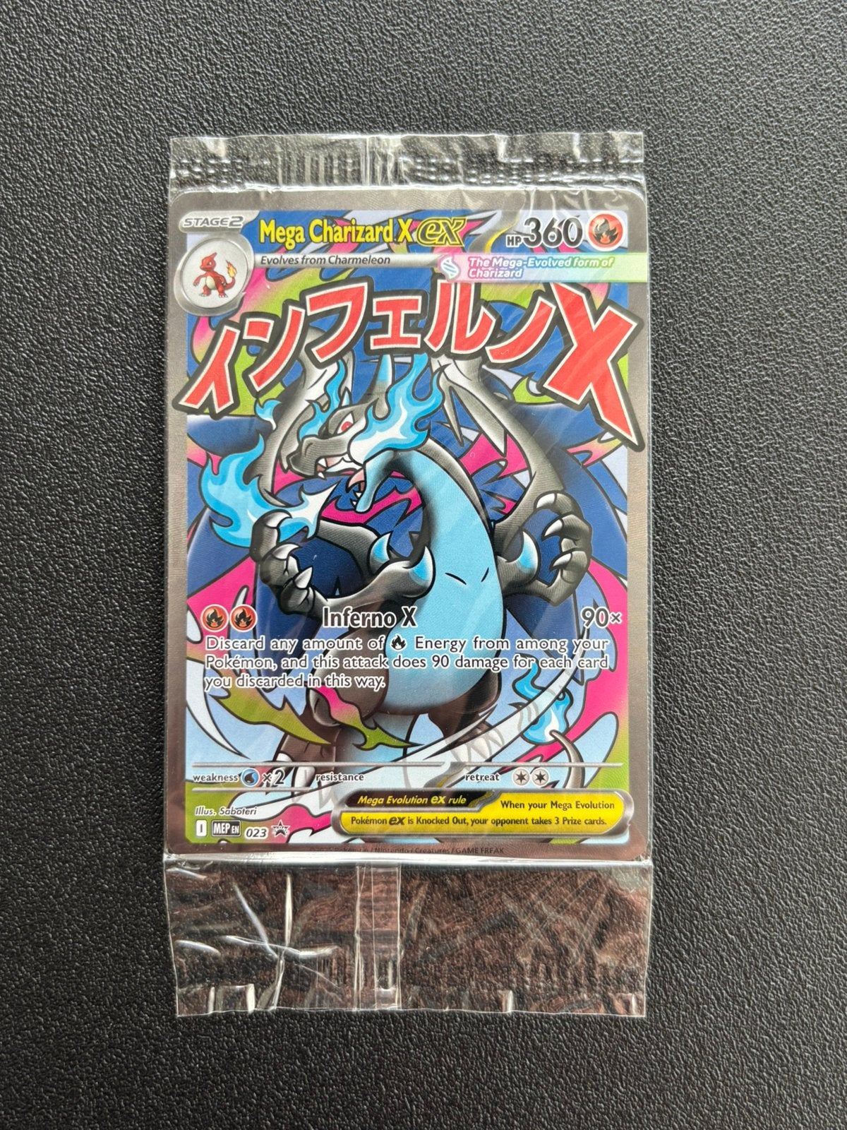 [Sealed] Mega Charizard X EX 023 Black Star Promos, Ophalen of Verzenden, Nieuw