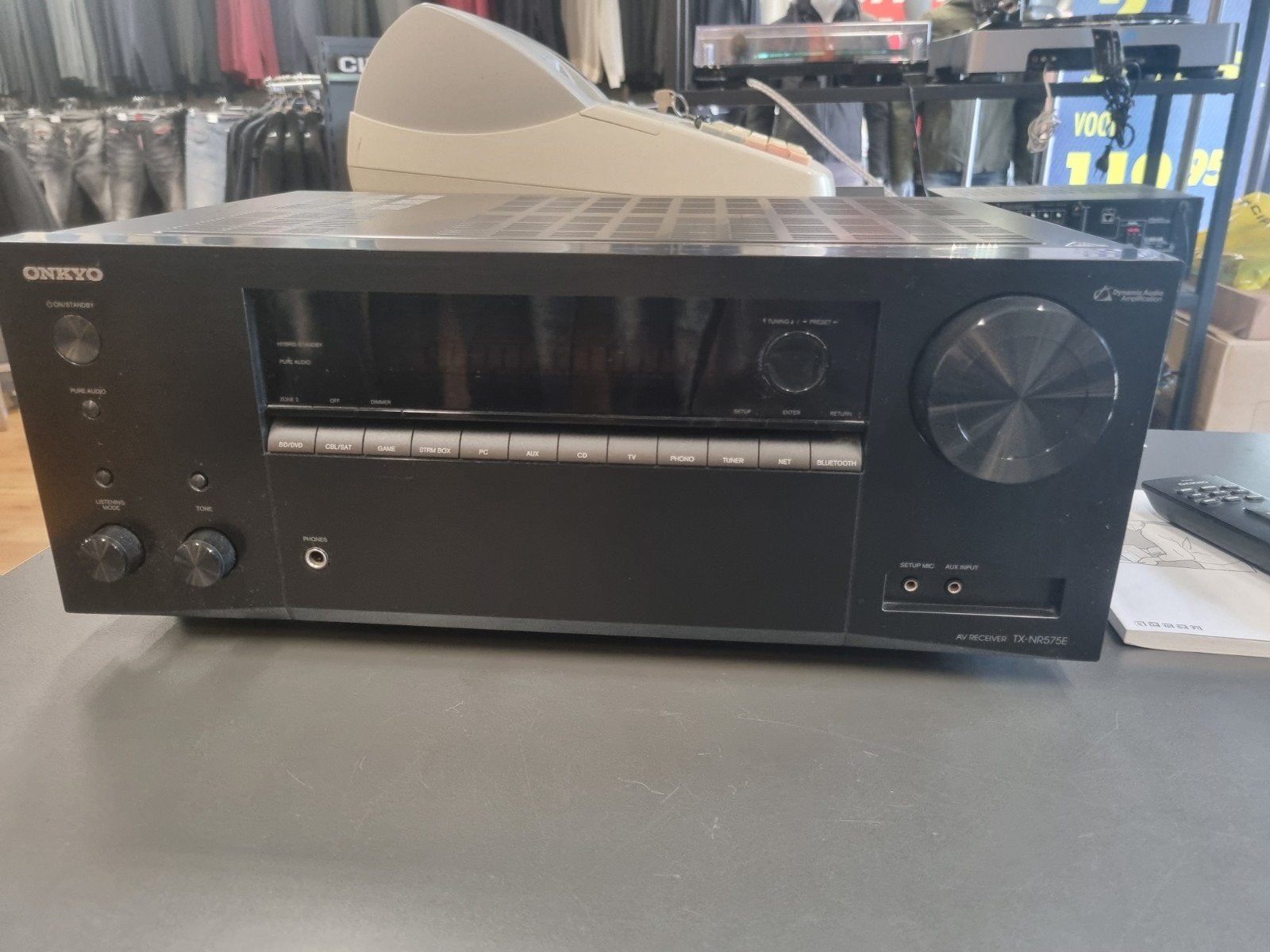 Onkyo TX-NR575E receiver in Nieuwstaat!, ////, Ophalen of Verzenden, Zo goed als nieuw, ////