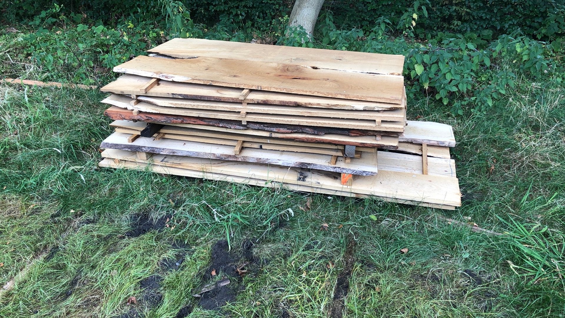 Eiken planken 25 stuks, Ophalen, Minder dan 25 mm, Eiken, Zo goed als nieuw