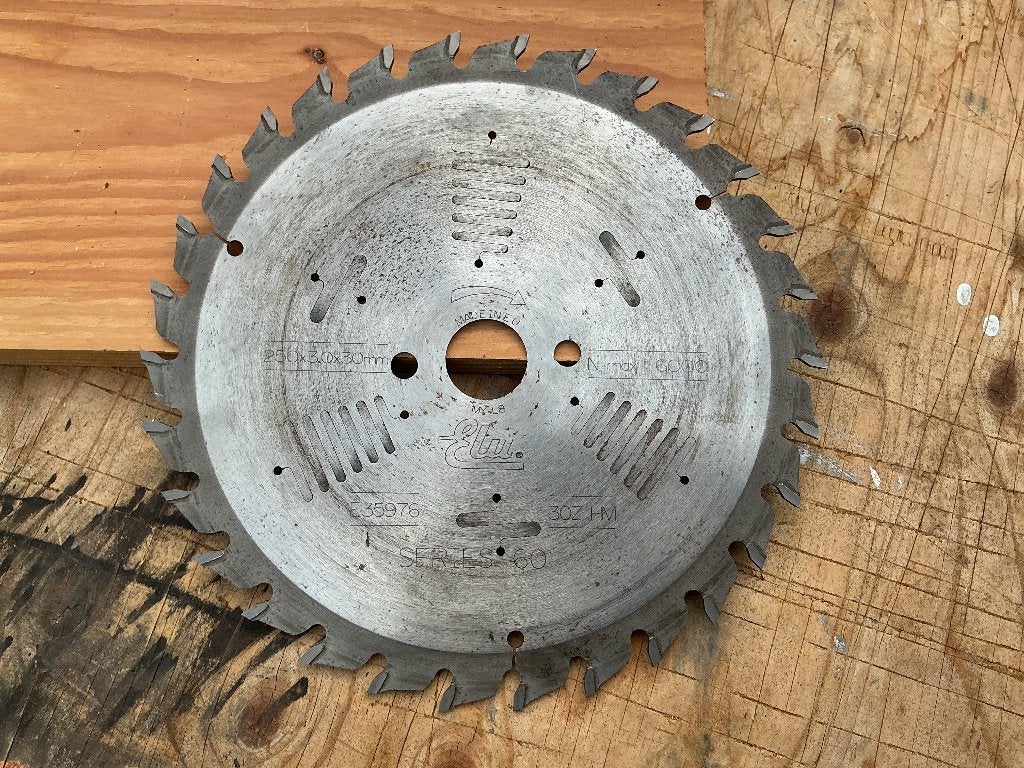 Zaagblad Elu, Gebruikt, Verzenden, Afkortzaag, 30 tot 70 mm