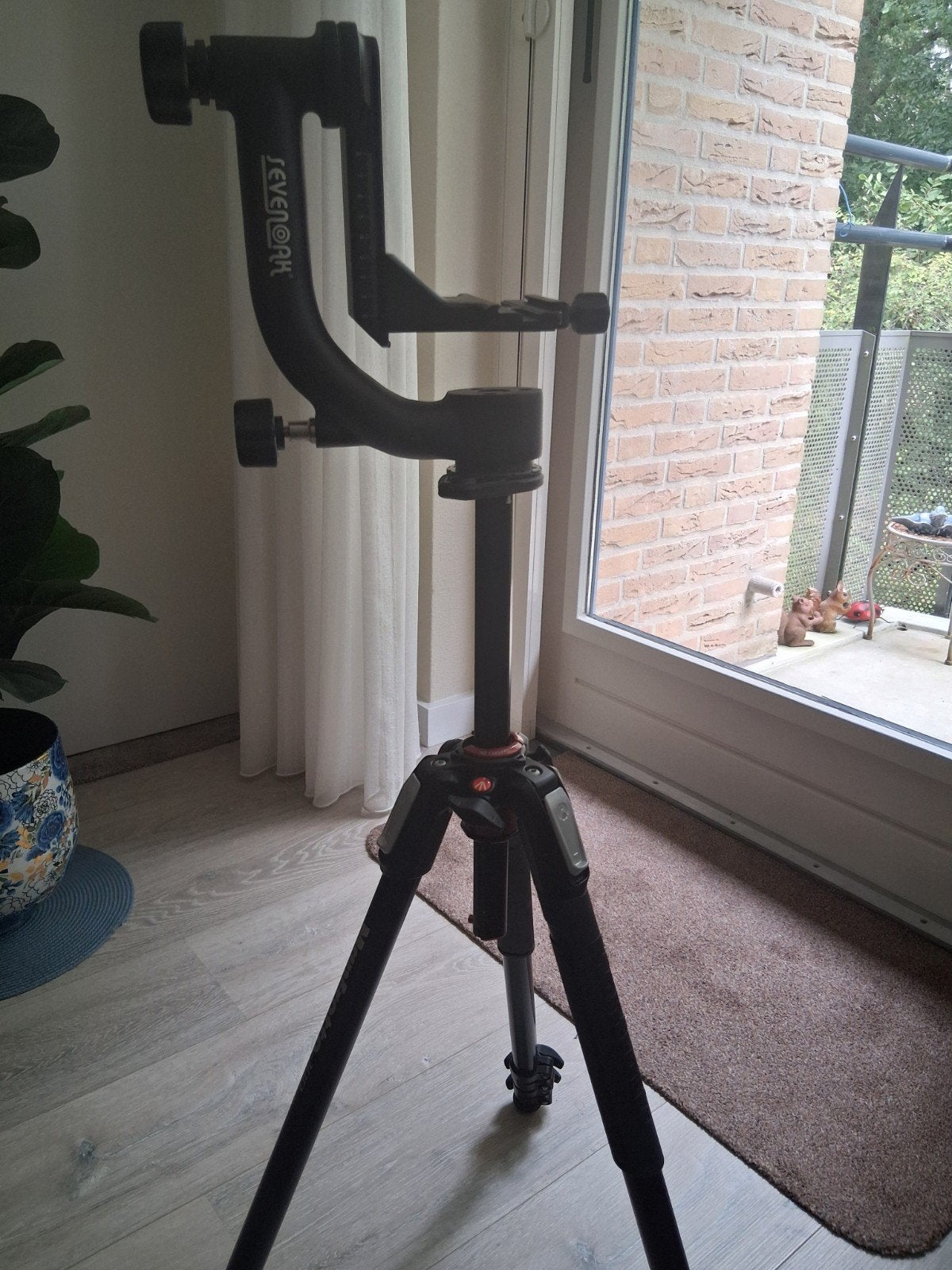 Manfrottostatief 190 pro3, Audio, Tv en Foto, Fotografie | Statieven en Balhoofden, Ophalen, Zo goed als nieuw, Driepoot