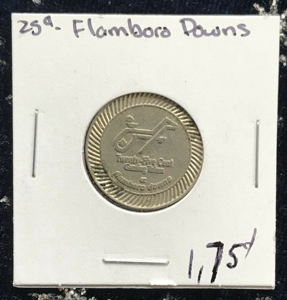 Amerika - Flamboro Downs - 25 cent Token, Verzenden, Overige materialen, Buitenland