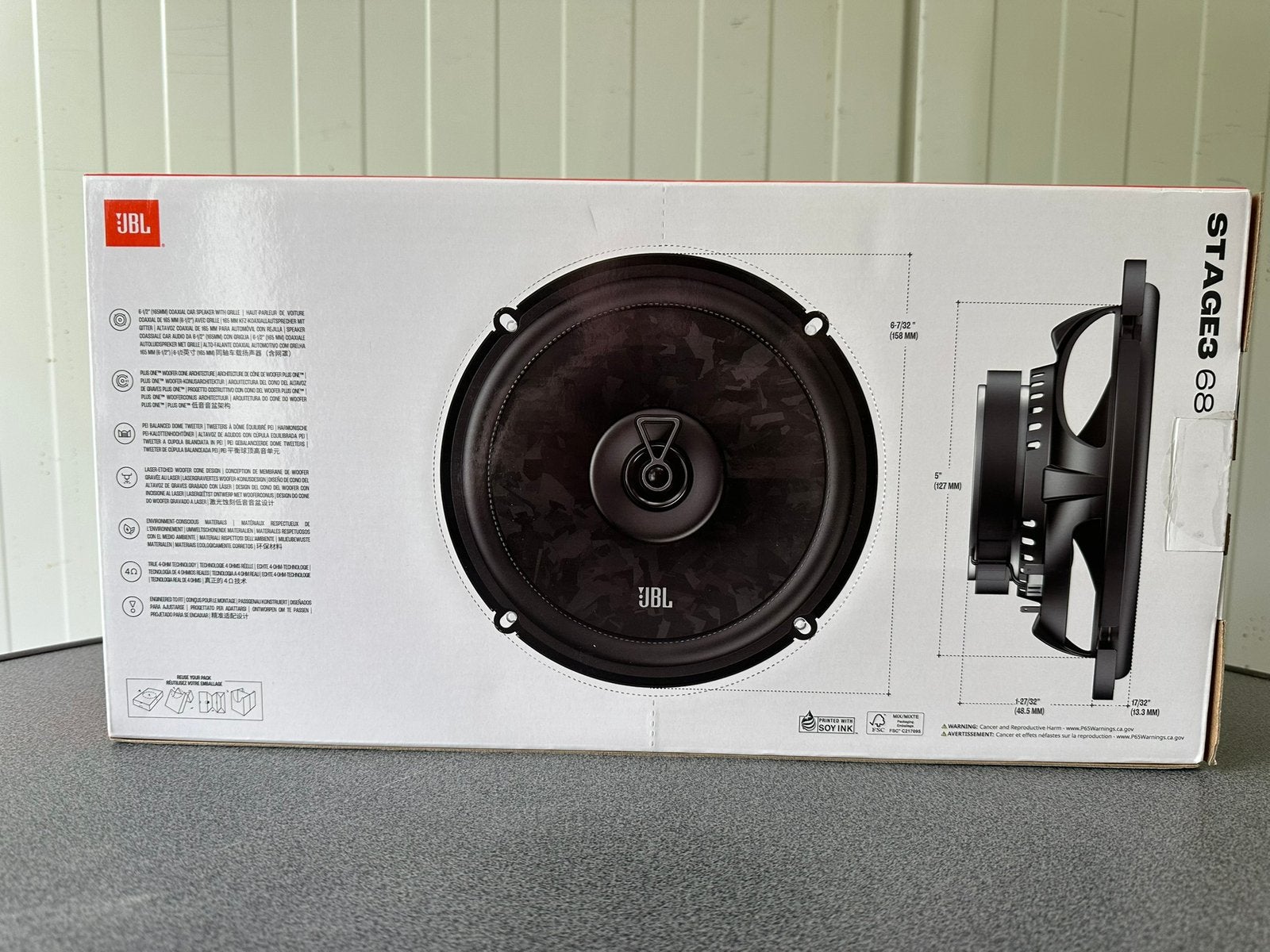 JBL Stage 3 Gen2 68 6.5'' (16cm) 560Watt Coaxial Speakerset, Auto diversen, Ophalen of Verzenden, Zo goed als nieuw