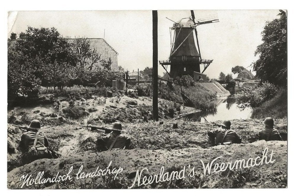Neerland's Weermacht, mobilisatie kaart 1939, Ophalen of Verzenden, Landmacht, Nederland, Foto of Poster