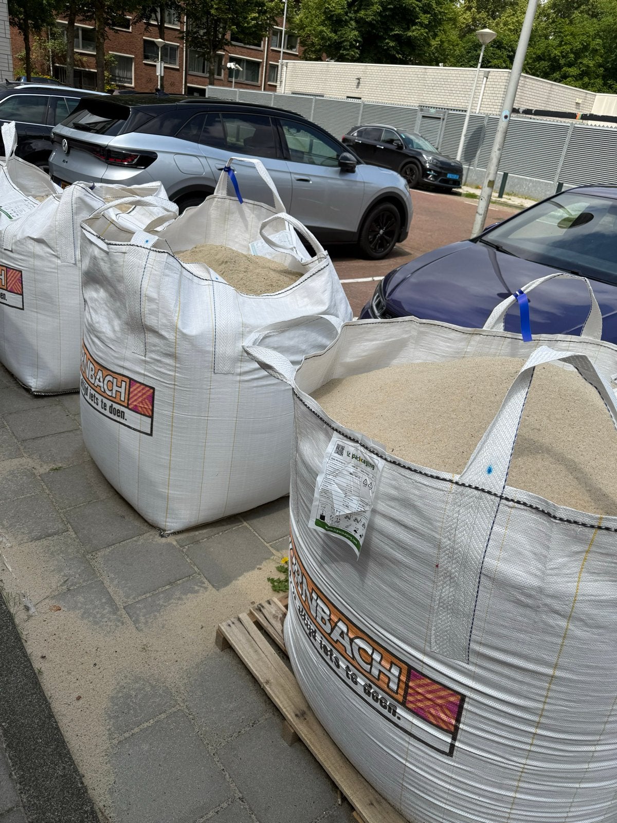 Hornbach zand in big bags, Ophalen of Verzenden, Nieuw, Straatzand
