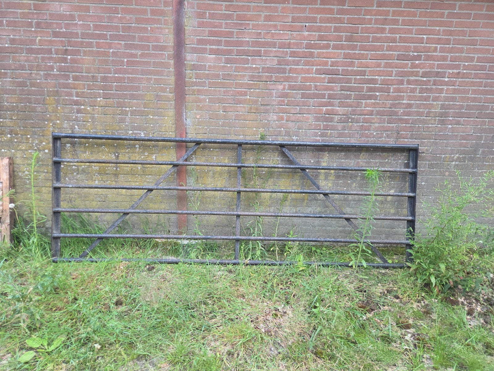 Robuust ijzeren hekwerk / poort, Ophalen, Met poort, Gebruikt, Sierhekwerk