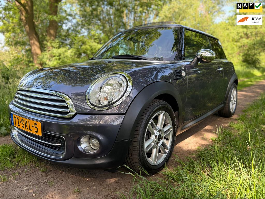 Mini Mini 1.6 Cooper 10 Years II/Dealer onh/Panorama/Navi/Cr, Auto's, Voorwielaandrijving, Euro 5, Zwart, 4 cilinders