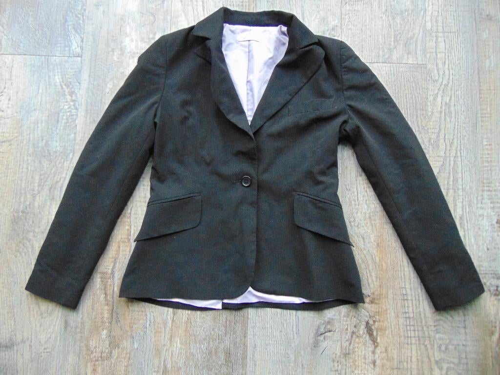 Colbert jasje zwart maat 38 Pimkie getailleerd blazer jas, Maat 38/40 (M), Zwart, Ophalen of Verzenden, Zo goed als nieuw