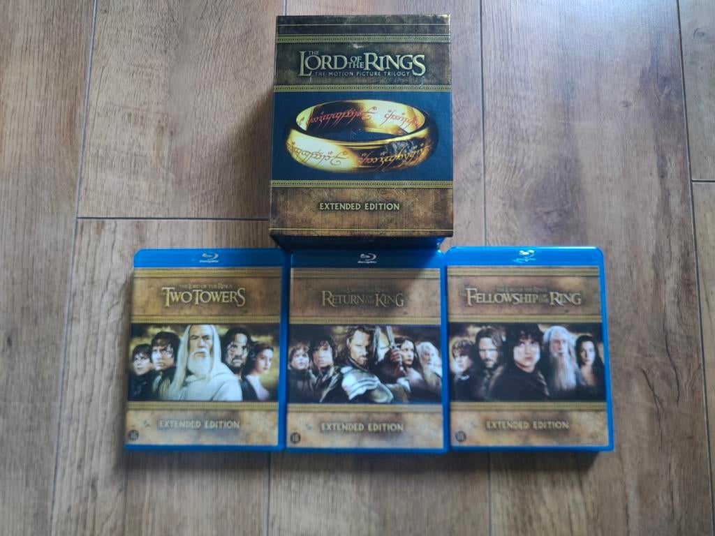 Blu-ray LOTR Lord of the Rings Extended Edition Trilogy box, Cd's en Dvd's, Blu-ray, Ophalen of Verzenden, Zo goed als nieuw, Science Fiction en Fantasy
