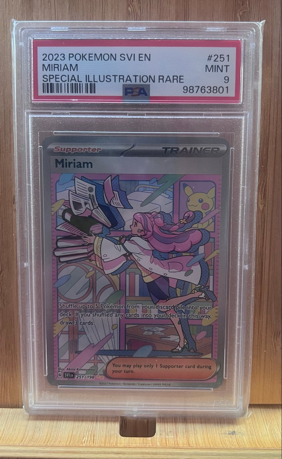 Miriam Special Illustration Rare PSA 9 Pokémon Kaart, Hobby en Vrije tijd, Verzamelkaartspellen | Pokémon, Ophalen of Verzenden