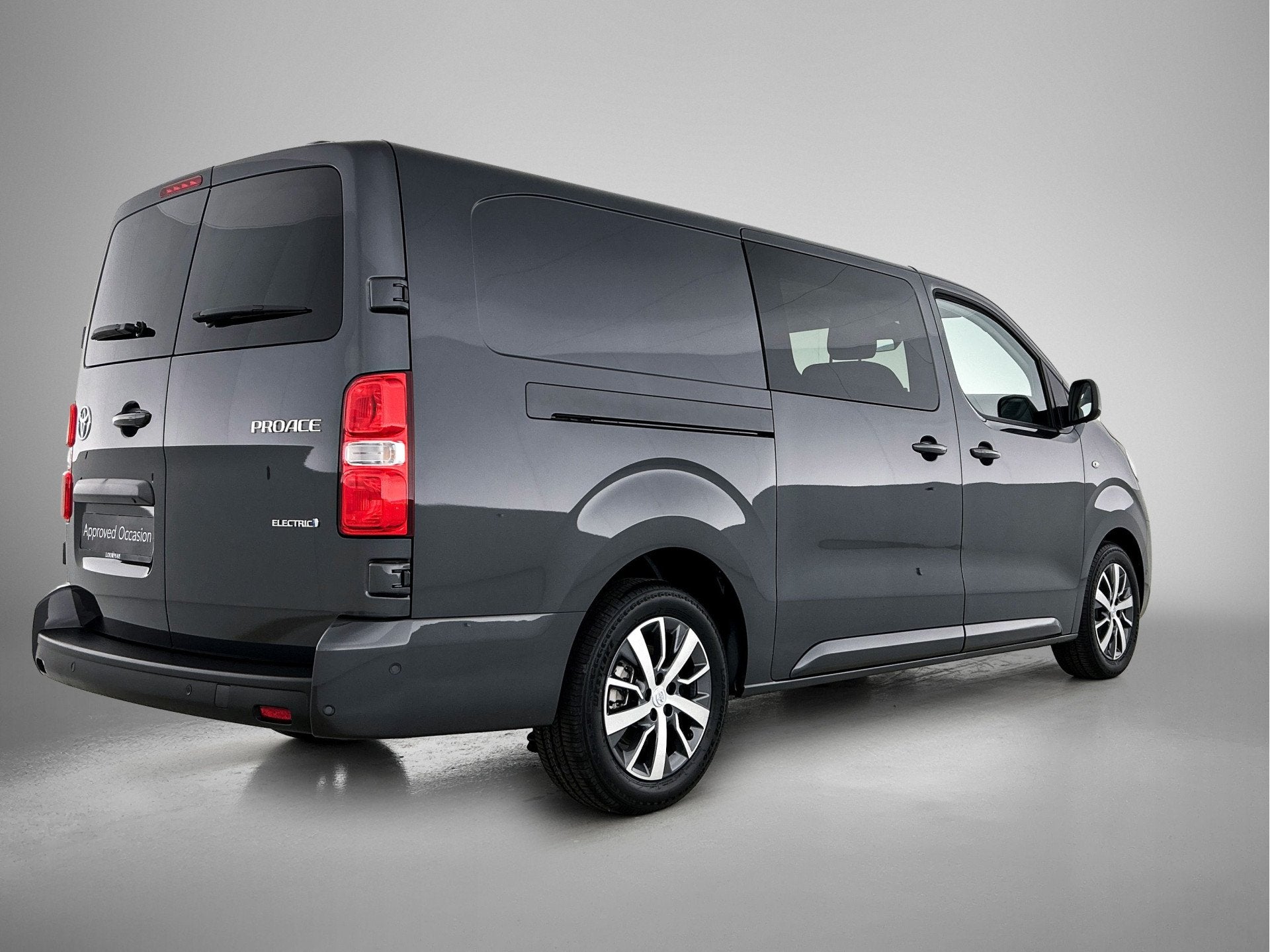 Toyota PROACE Electric Worker Professional Extra Range Long, 12 maanden, Stof, Zwart, 139 pk