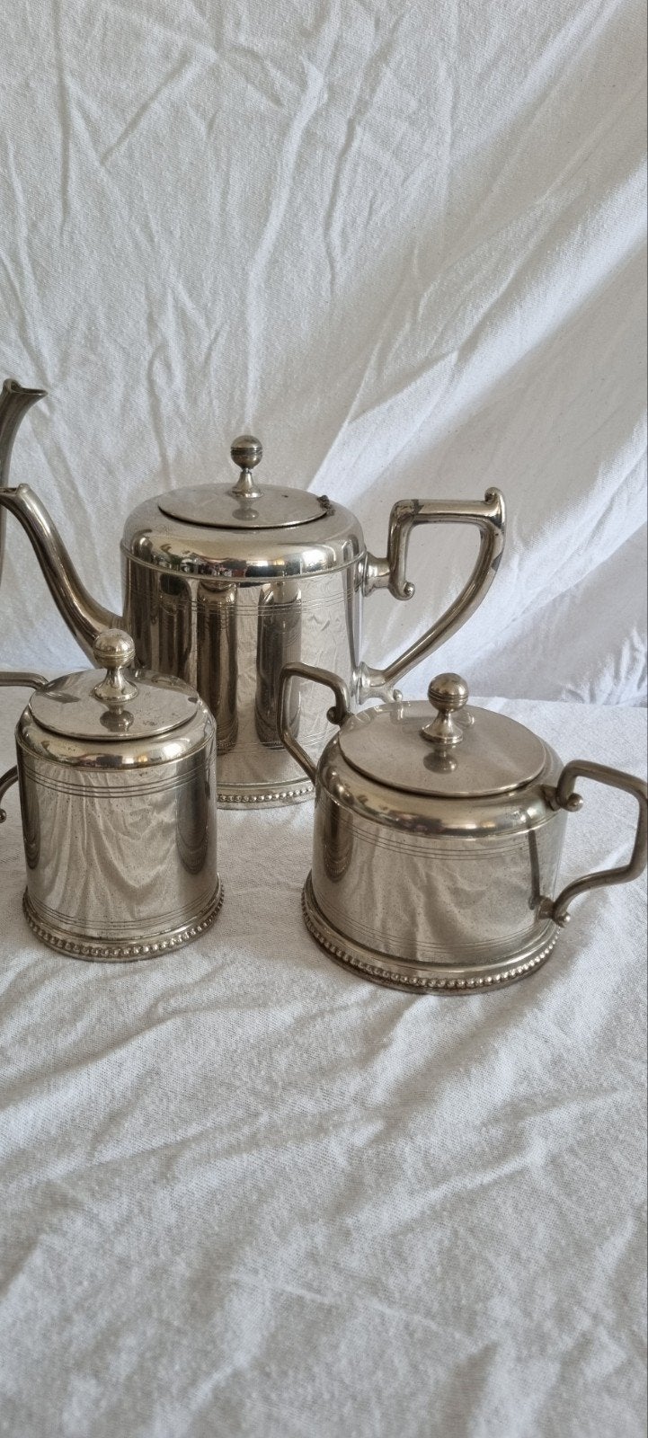 Antiek theeservies van Kurz & Co. Tiel, model 171, Ophalen