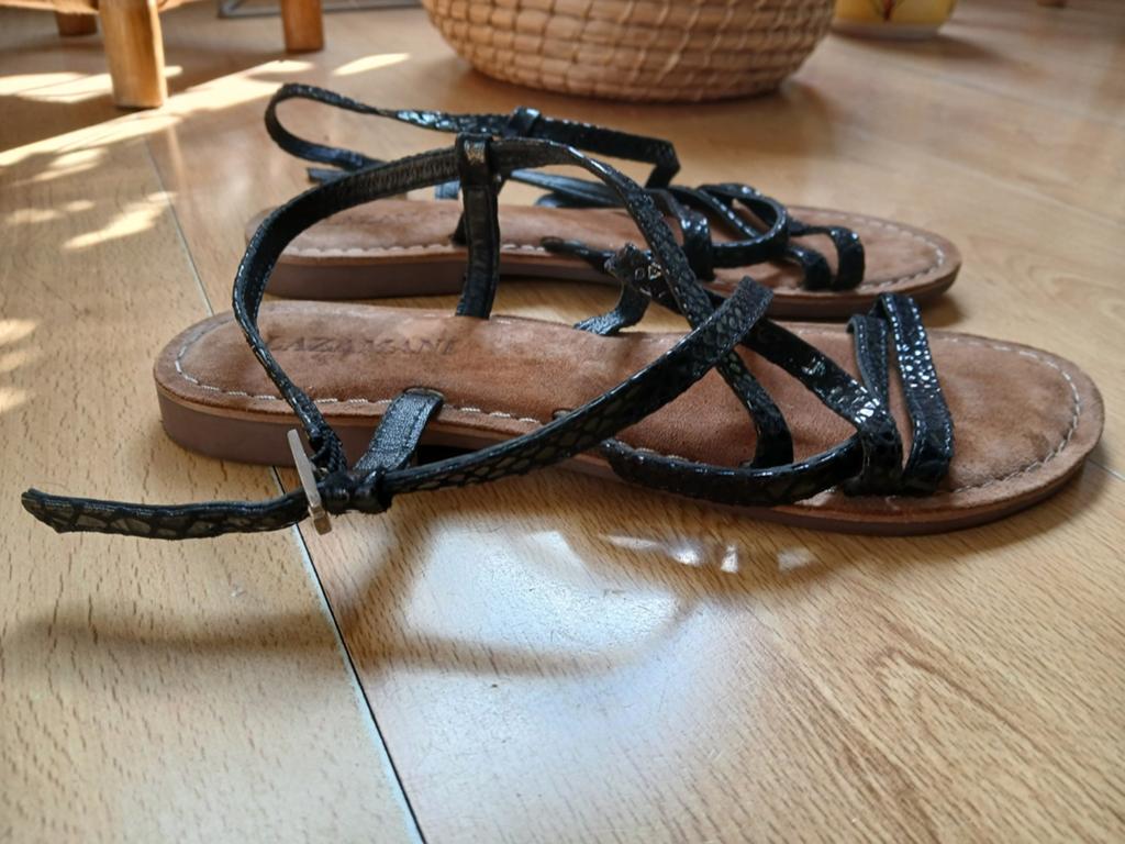 Lazamani,  maat 38, Kleding | Dames, Schoenen, Ophalen of Verzenden, Zo goed als nieuw, Sandalen of Muiltjes