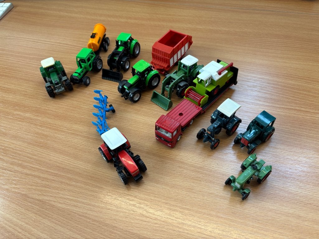 Siku-tractoren en landbouwvoertuigen (sch. 1:50) kavel 3, Ophalen of Verzenden, Zo goed als nieuw, Overige typen, SIKU
