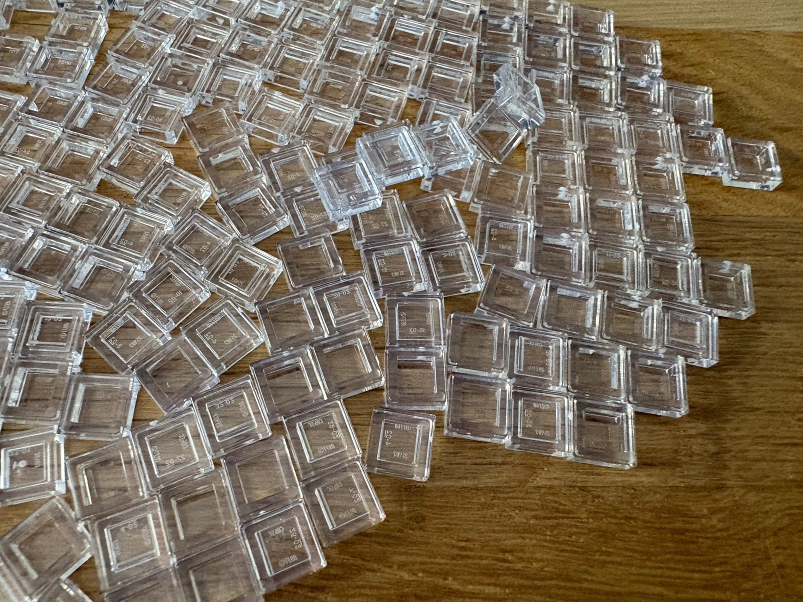 Lego tegel transparant 1x1 - 300 stuks - Nieuw, Overige thema's, Lego, Nieuw, Ophalen of Verzenden