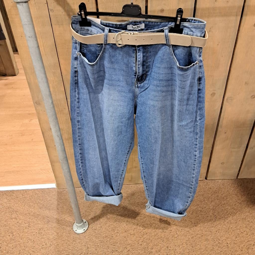 Trendy Balloon Jeans Maat 46 met Stretch, Miss RJ, Blauw, Overige jeansmaten, Nieuw