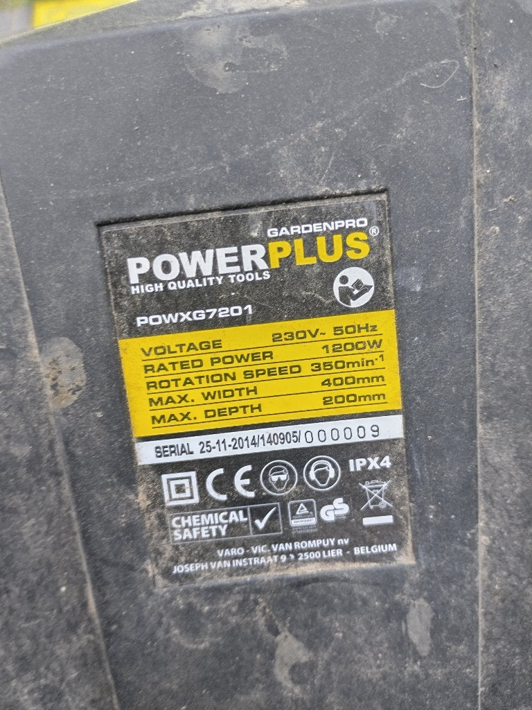 Electrische Grondvrees, Ophalen, Gebruikt, Power Plus, Elektrisch
