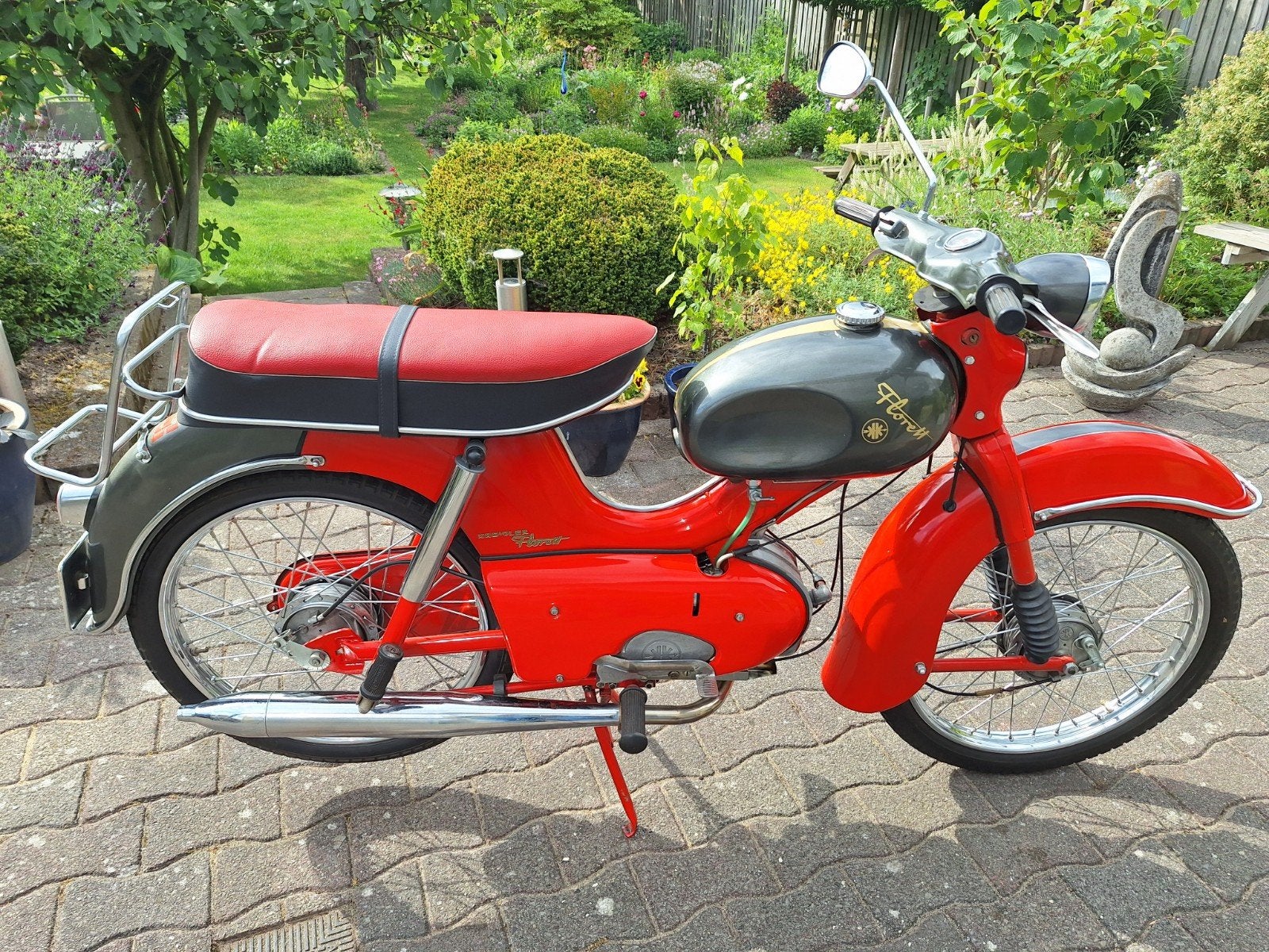 Kreidler Florett Rode Eitank 1961, Fietsen en Brommers, Brommers | Kreidler, Ophalen