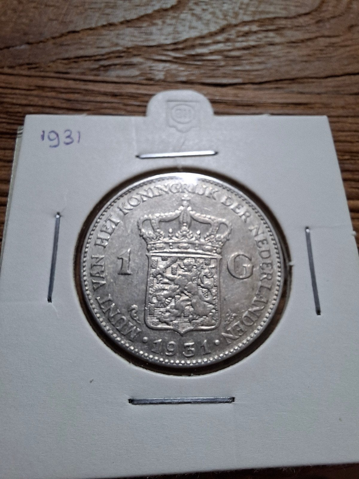 Gulden 1931, 1 gulden, Zilver, Ophalen of Verzenden, Koningin Wilhelmina