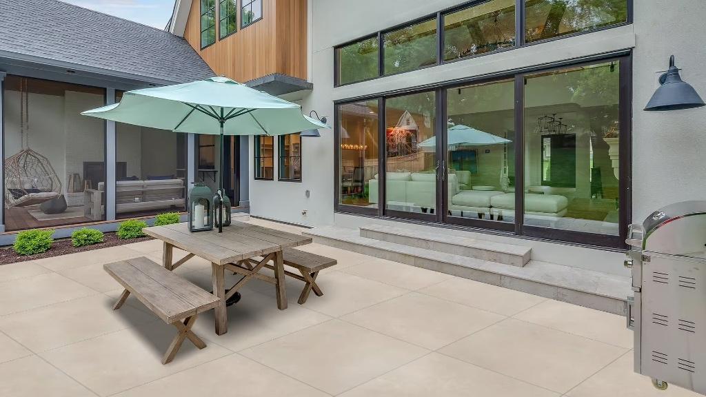 12,8 m2 keramische buitentegel Lime Cinder 80x80x3cm, Ophalen, Keramiek, Nieuw, 10 m² of meer