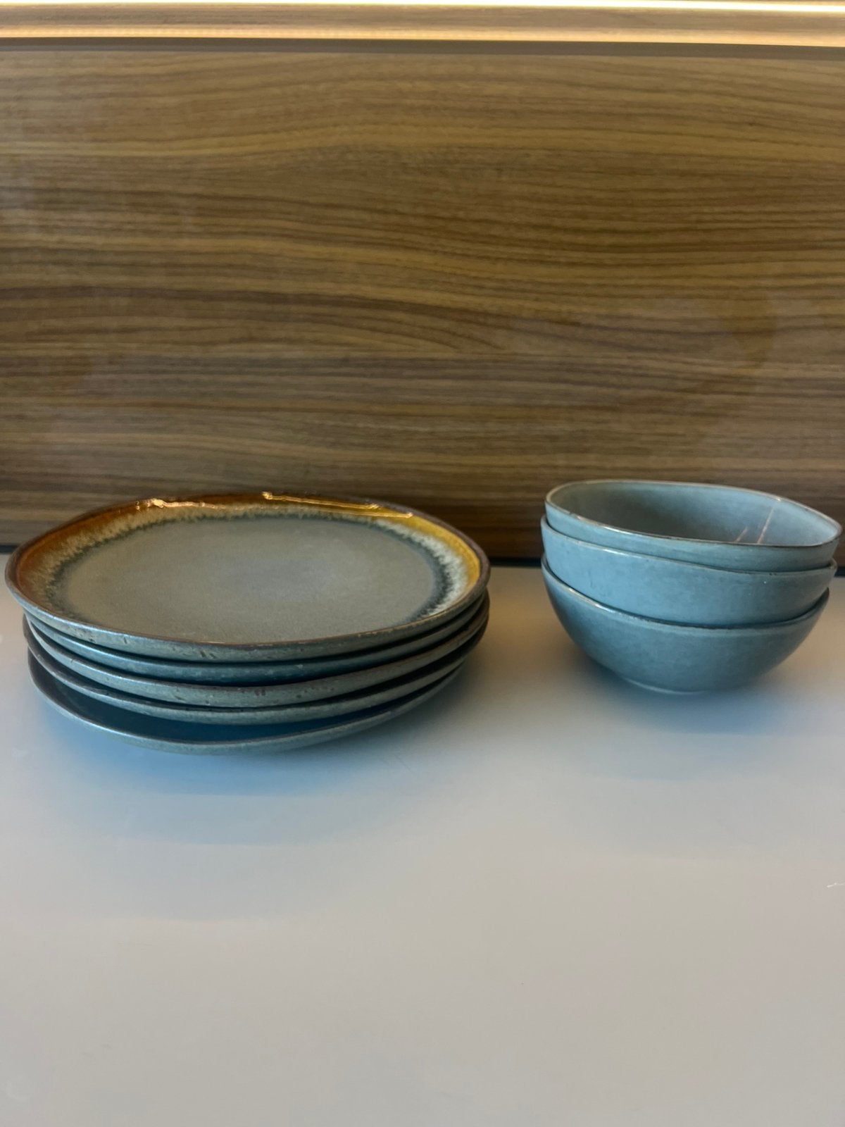 Servies - 5 borden en 3 schaaltjes, Ophalen, Zo goed als nieuw, Bord(en), Overige stijlen