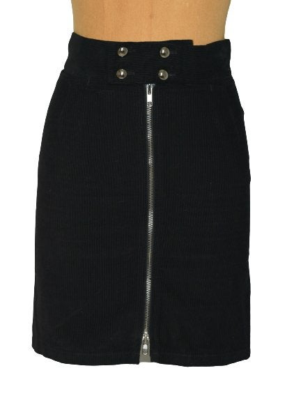 Nieuwe Rodebjer rok, rib fluweel rokje, Mt. XS, Kleding | Dames, Rokken, Verzenden, Zwart, Nieuw, Rodebjer