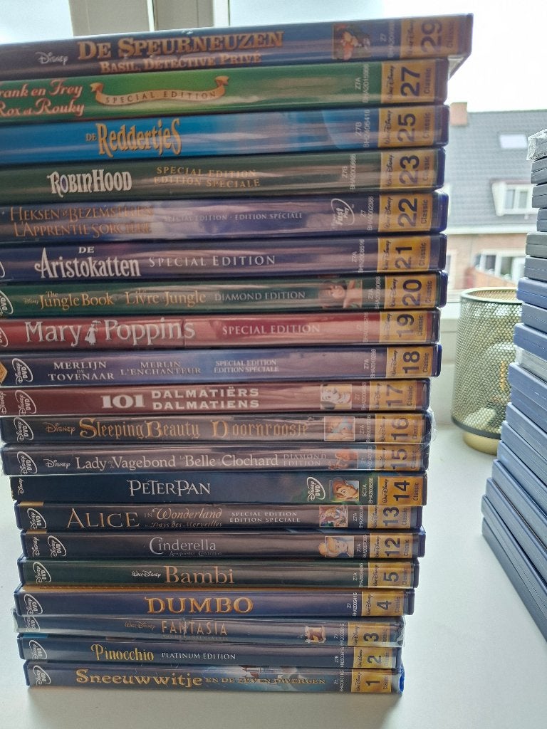 DISNEY dvd's ! NU OF NOOIT SLECHTS 1 EURO !!!, Cd's en Dvd's, Europees, Alle leeftijden, Ophalen of Verzenden, Zo goed als nieuw