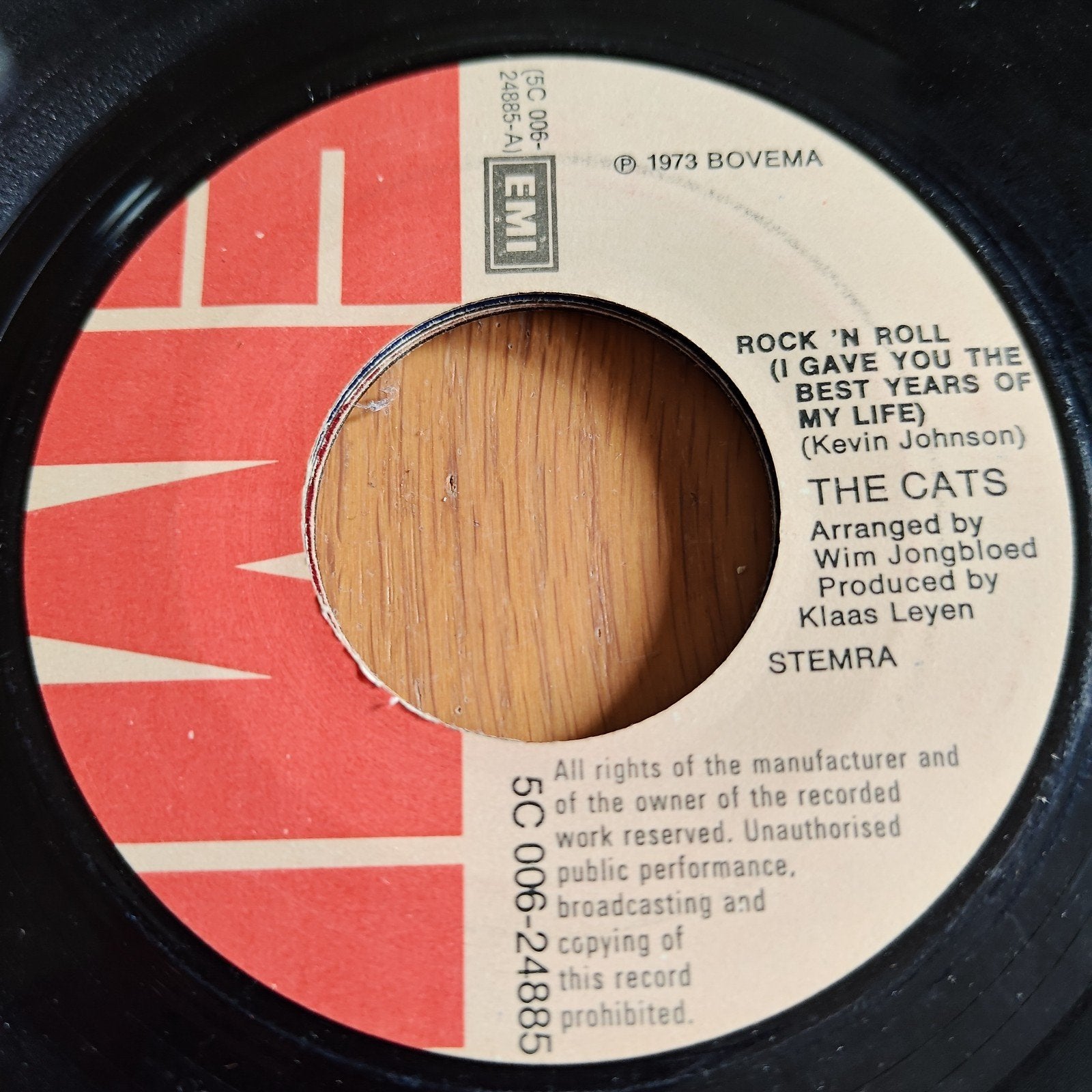 The Cats -Rock 'N Roll (I Gave You The Best Years Of My Life, Gebruikt, 7 inch, Ophalen of Verzenden, Pop