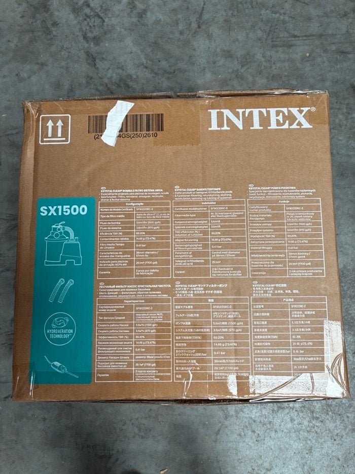 Intex SX1500 zandfilterpomp 4.500/5.700 L/u – NIEUW, Minder dan 80 cm, Rond, Nieuw, Ophalen of Verzenden