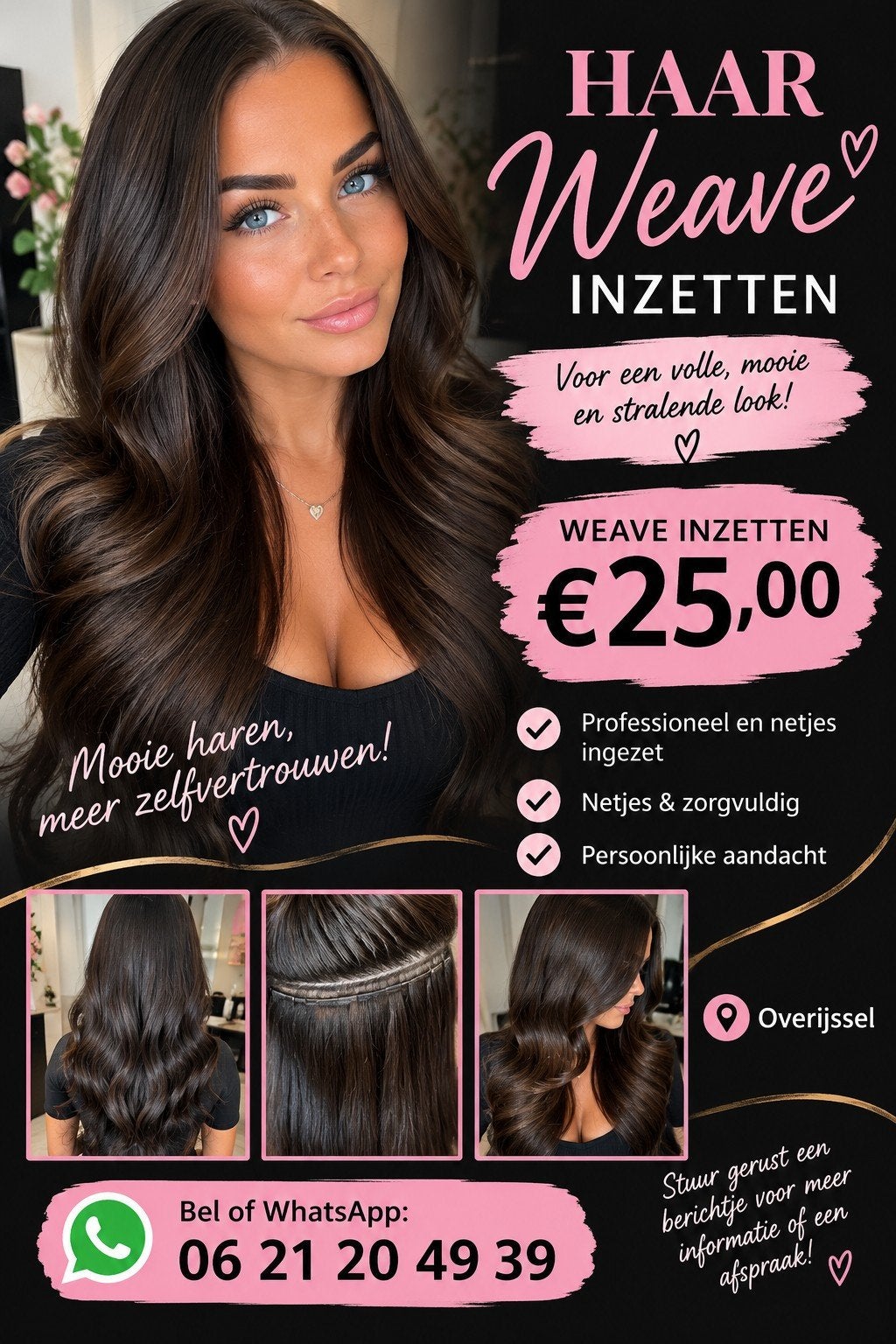 haarweave, Ophalen of Verzenden