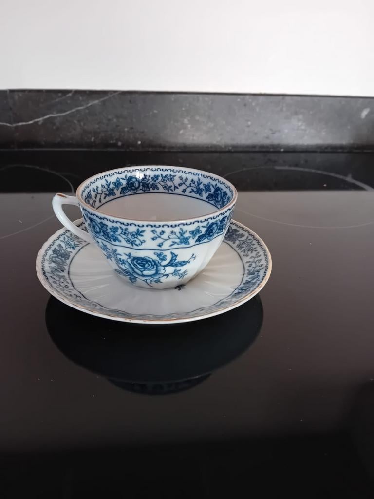 Chinese kop en schotel, Antiek en Kunst, Antiek | Servies los, Ophalen