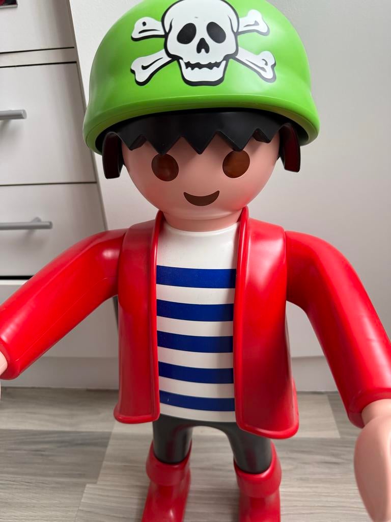 Grote Playmobil Piraat Figuur - Decoratie/Speelgoed, Ophalen of Verzenden, Gebruikt, Jongen of Meisje