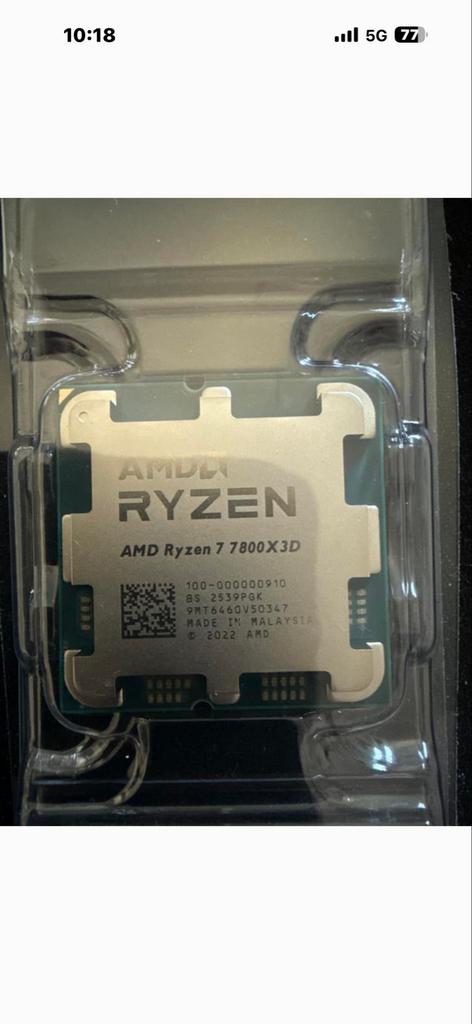 AMD Ryzen 7 7800X3D Processor - Nieuw in verpakking, Ophalen of Verzenden, Nieuw, 8-core, 4 Ghz of meer