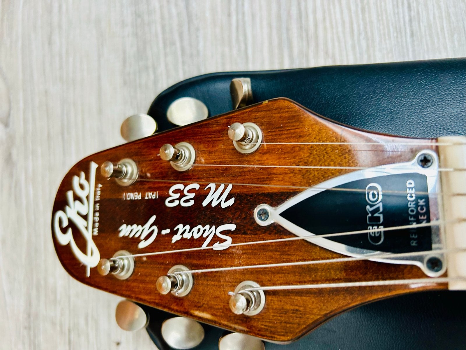 Eko M33 Short Gun gitaar (The Knack), Ophalen, Gebruikt, Solid body, Overige merken