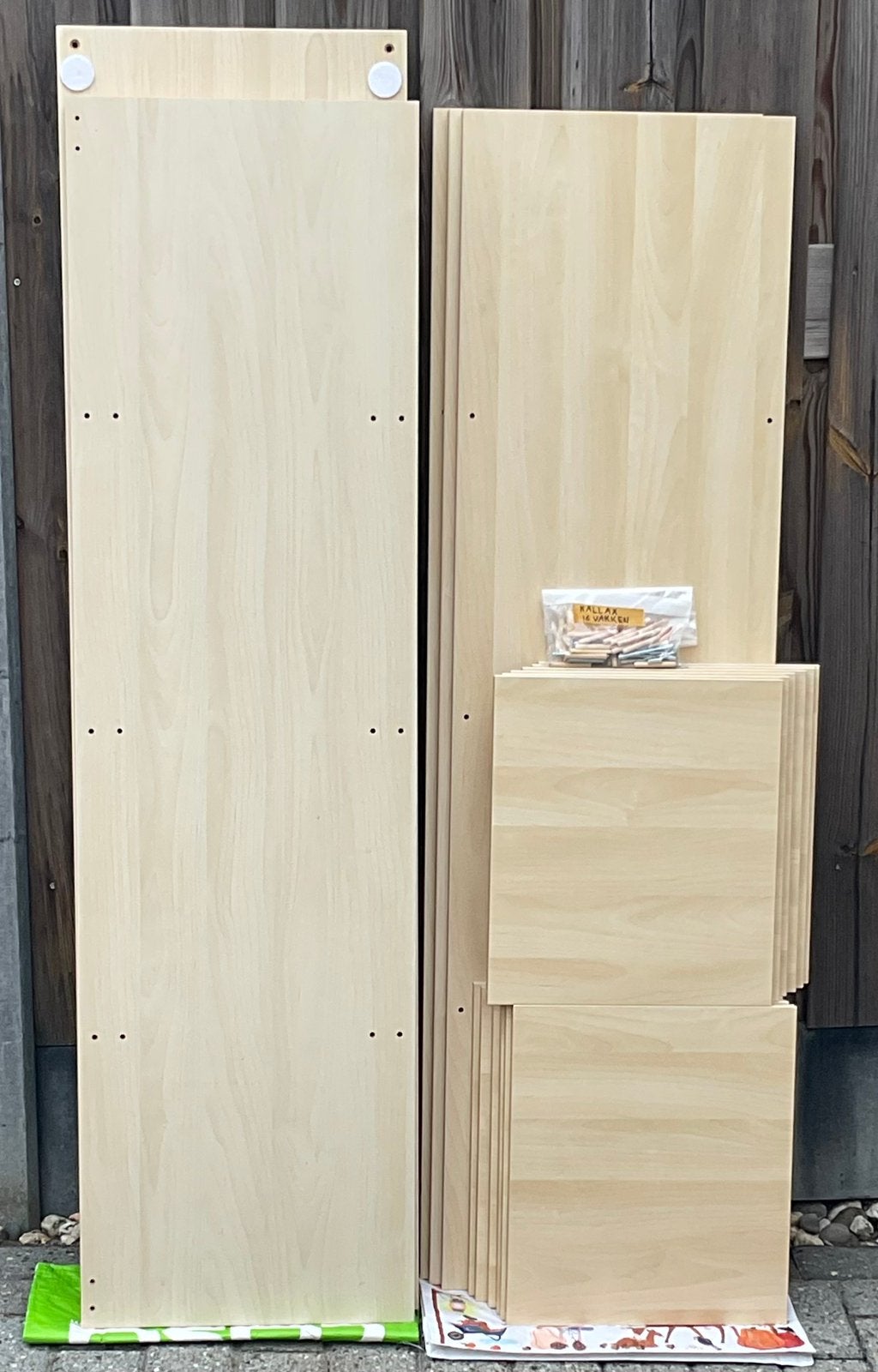 Ikea kallax kast (4x4 vakken), Ophalen, Zo goed als nieuw