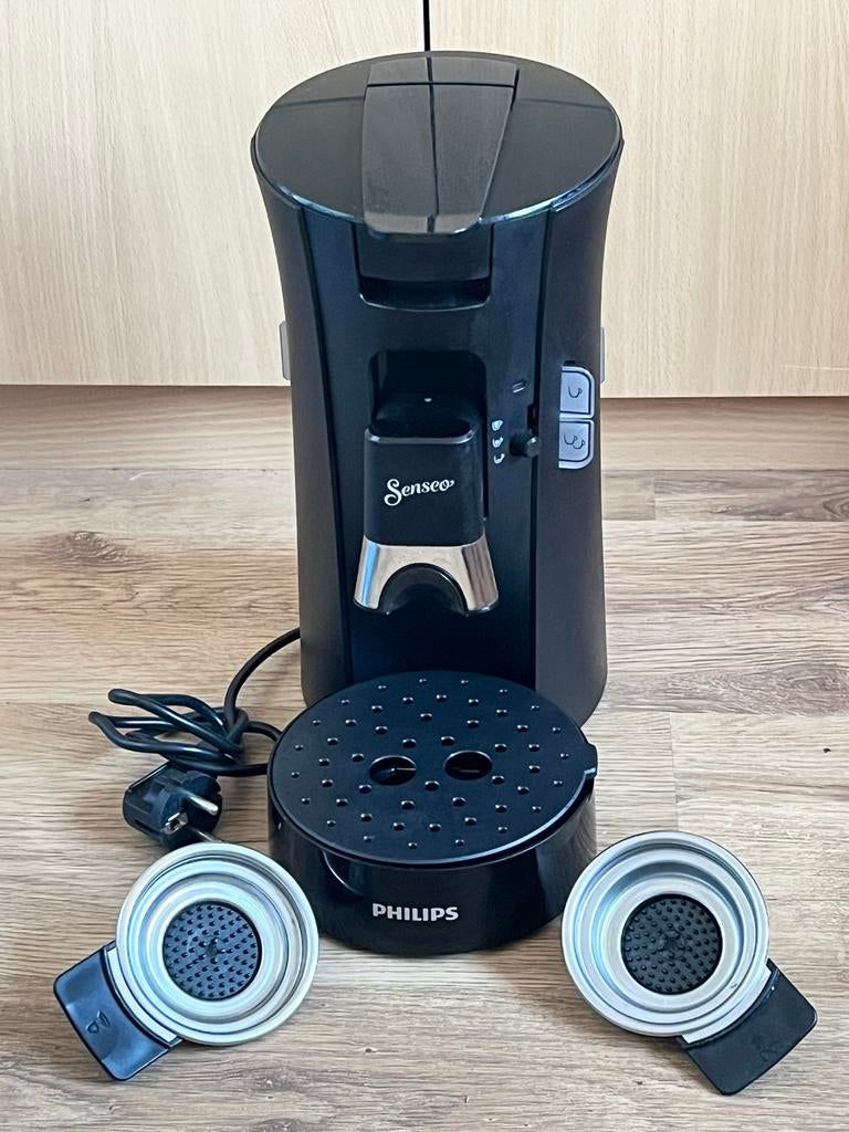 Philips Senseo CSA230/60/A Koffiepadapparaat Zwart, Witgoed en Apparatuur, Koffiezetapparaten, Zo goed als nieuw, Koffiepads en cups