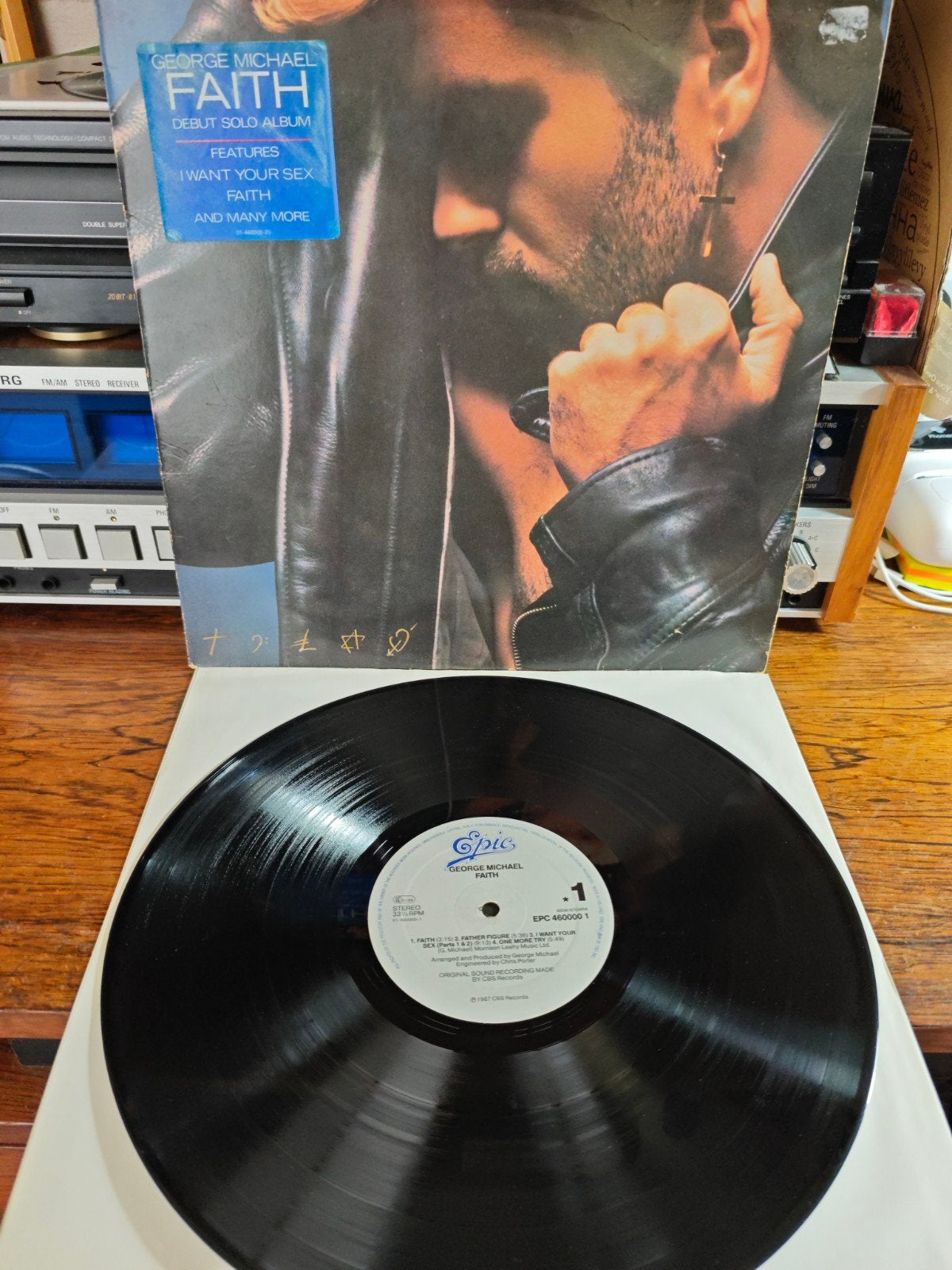 George Michael - Faith LP (1987) Pop/Rock, LP, Gebruikt, Originele persing, Ophalen of Verzenden