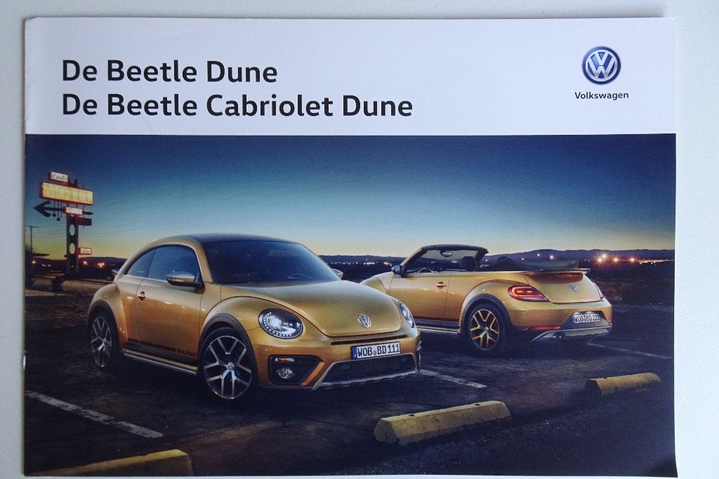 Volkswagen Beetle Dune Brochure, Boeken, Ophalen of Verzenden, Zo goed als nieuw, Volkswagen