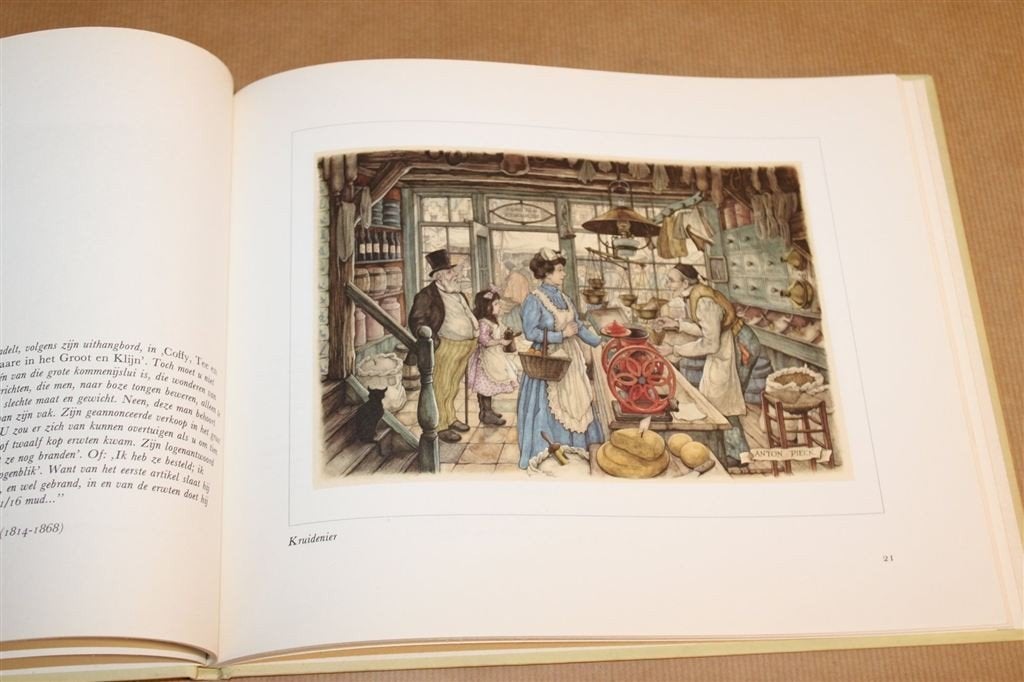 De Kleine Nering — Anton Pieck — Kalenderillustraties, Boeken, Ophalen of Verzenden, Gelezen