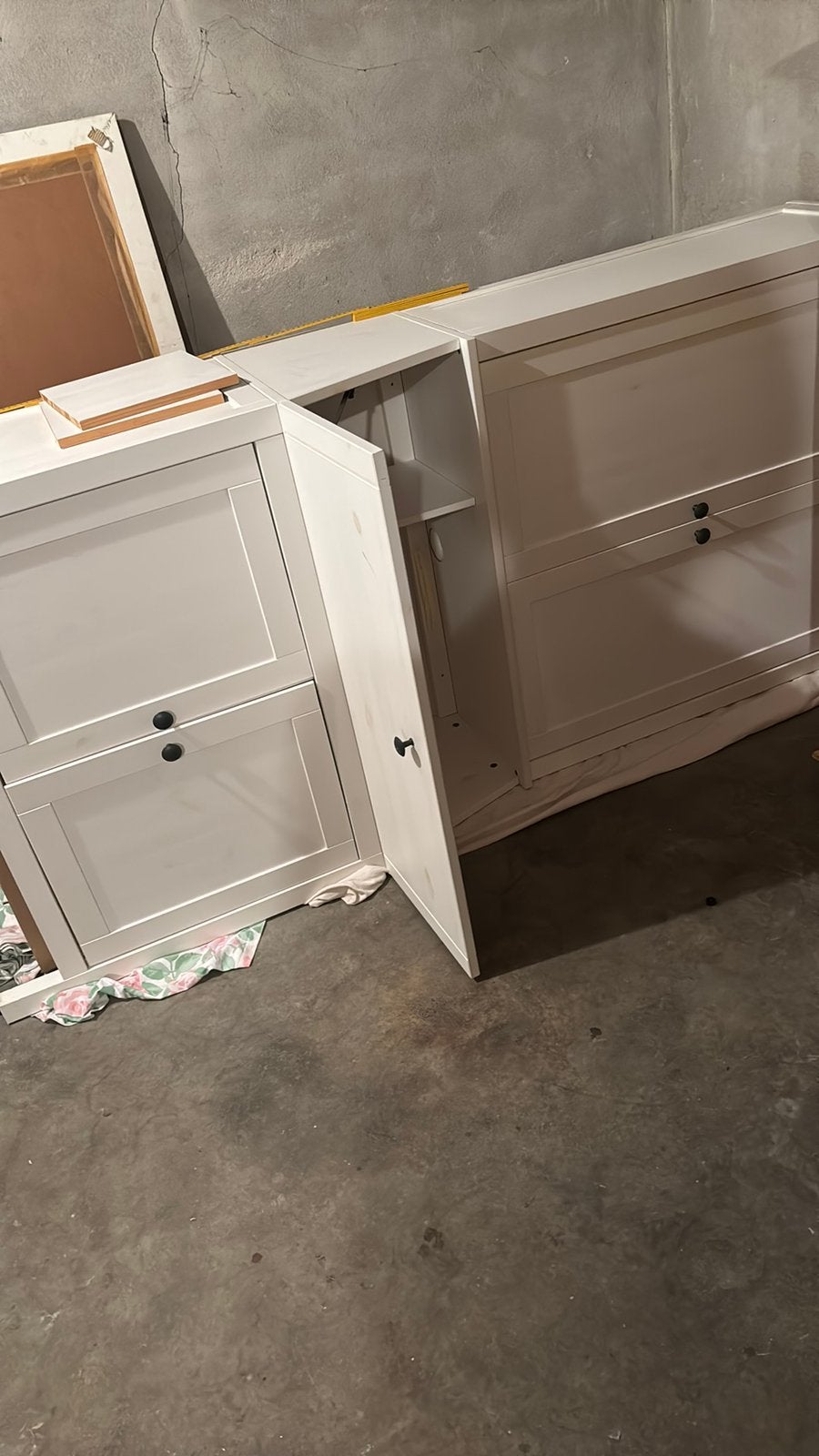 Secetair Hemnes IKEA met bovenkast, Ophalen, 70 tot 120 cm, Zo goed als nieuw, 170 cm of meer