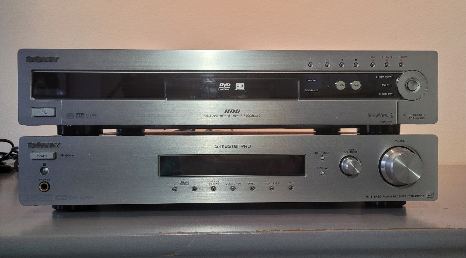Sony stereoset, Ophalen