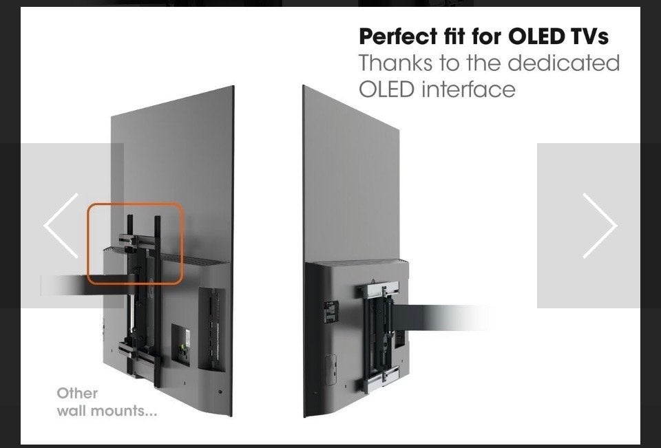 Foto 7 van Vogel's THIN 546 Draaibare TV Beugel voor OLED TV's