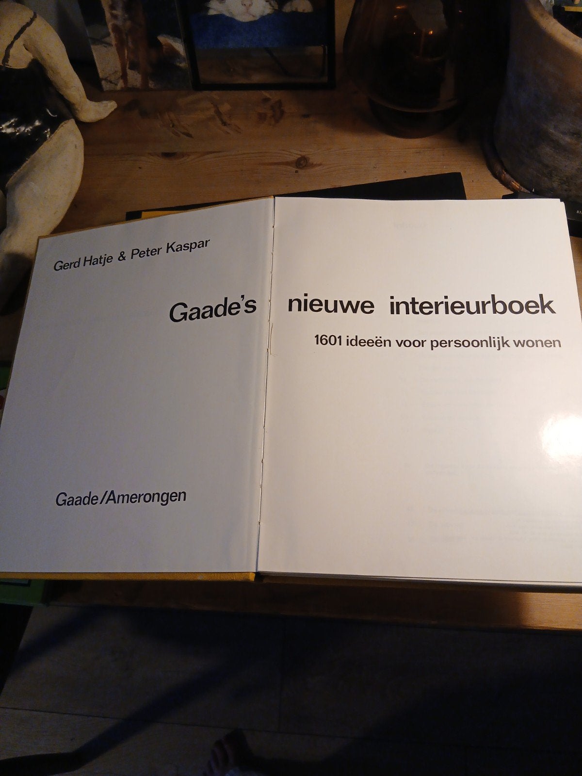 Gaade's Nieuwe Interieurboek - 1601 Ideeën voor Wonen, Boeken, Ophalen of Verzenden, Gelezen, Gerd Hatje & Peter Kaspar, Interieur en Design