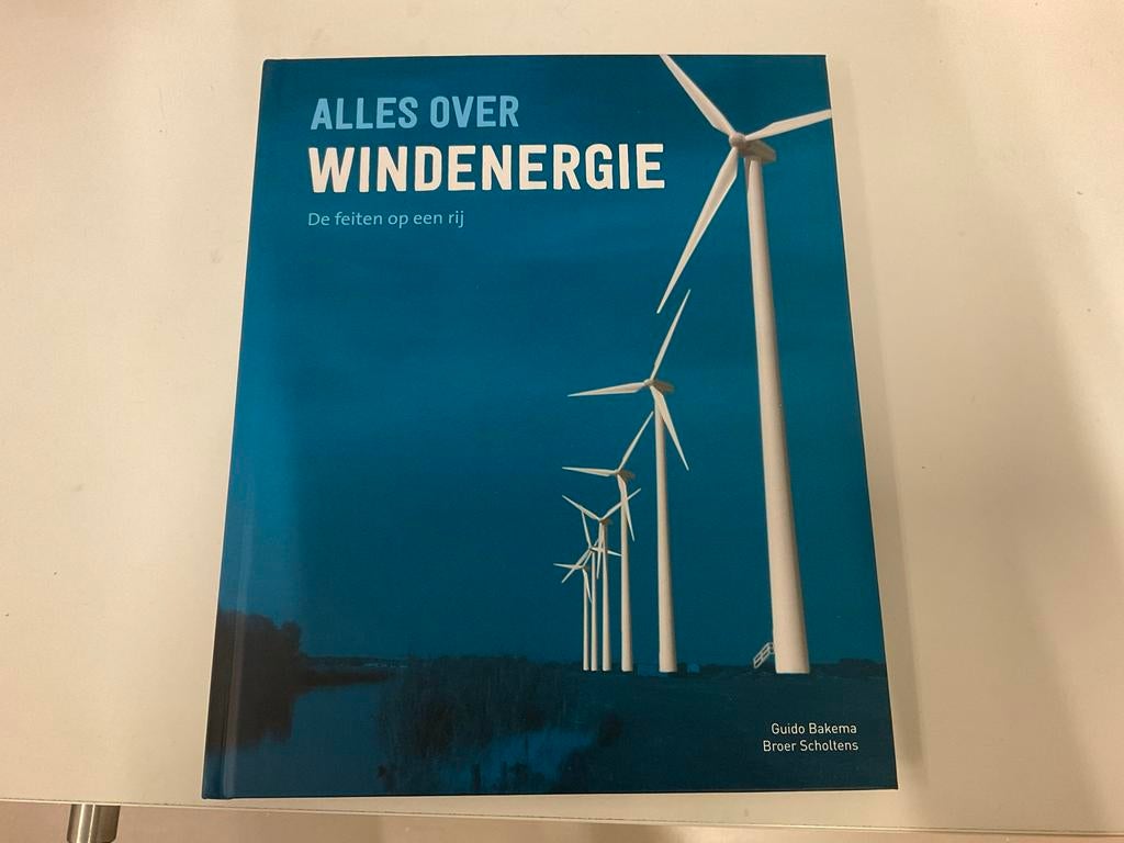 Alles over windenergie, Ophalen of Verzenden, Zo goed als nieuw, Overige onderwerpen