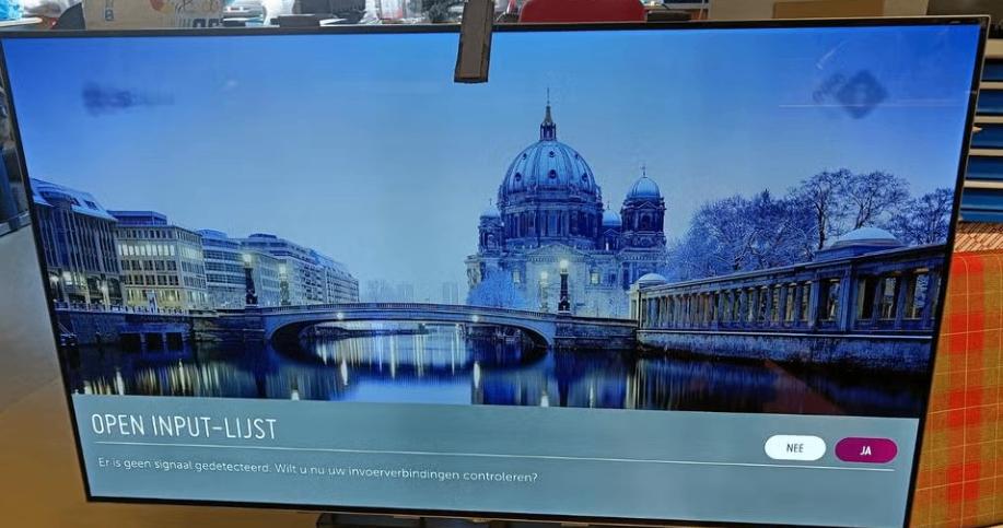 LG OLED55B6V OLED 55 INCH defect, Ophalen, Zo goed als nieuw, 100 cm of meer, 4k (UHD)