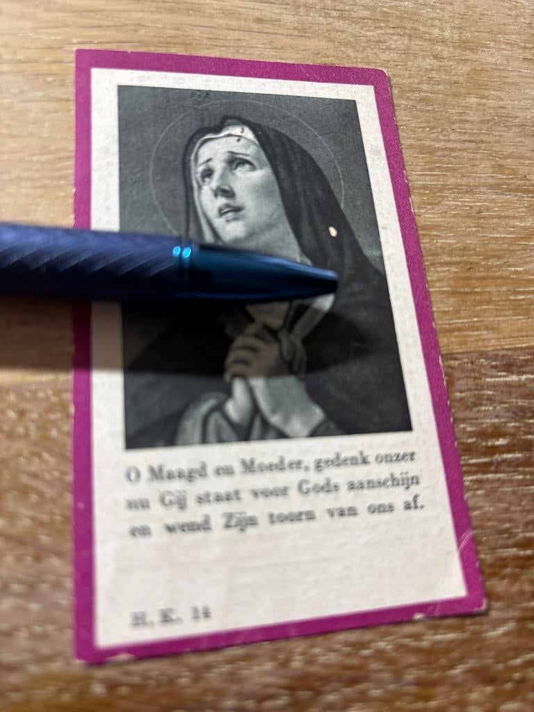 Jansen Johanna 1912 -1948 Haarlem x Kolman - E00245, Verzamelen, Bidprentjes en Rouwkaarten, Ophalen of Verzenden, Bidprentje