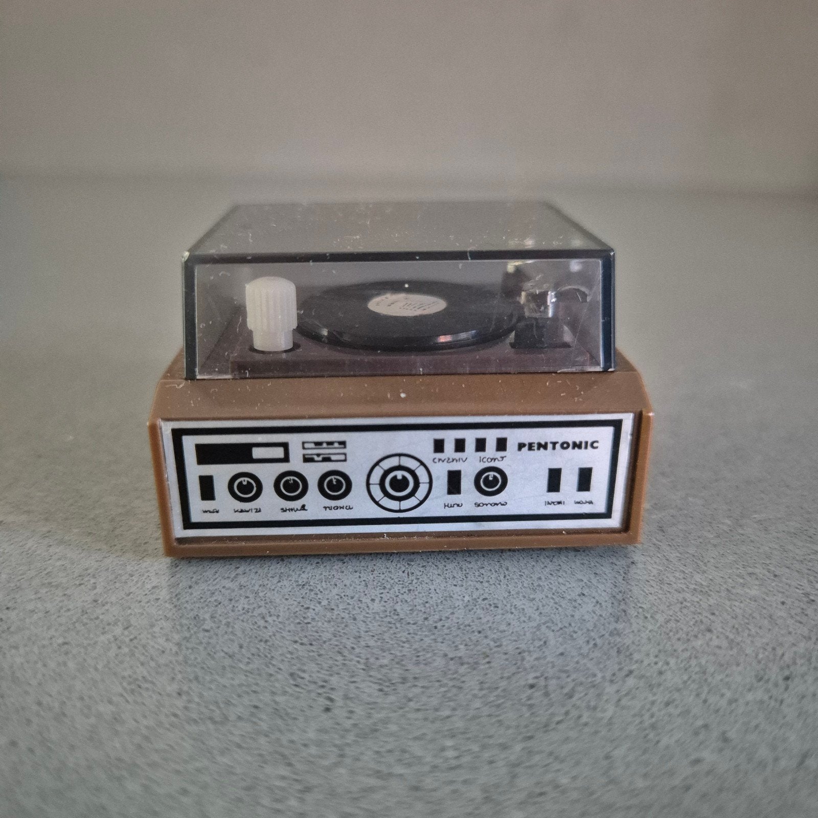 Vintage Pentonic Mini Platenspeler, Ophalen of Verzenden, Zo goed als nieuw, Poppenhuis