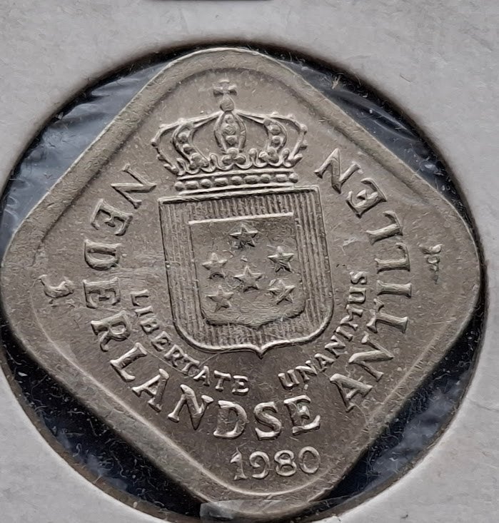 Nederlandse Antillen 5 cent - 1980 UNC, Postzegels en Munten, Munten | Nederland, Verzenden, Koningin Juliana, 5 cent, Losse munt